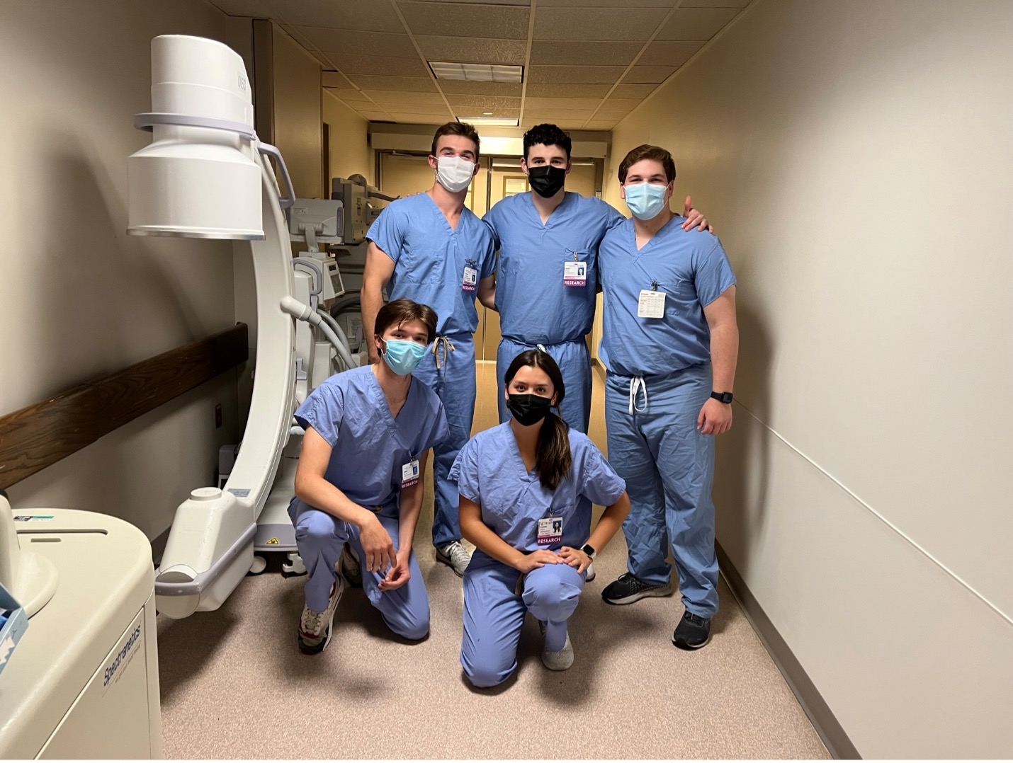 Undergrad 2 Bottom (L-R): Jonas Keller and Summer Rozema Top Row (L-R): Luke Volpenhein, Quinn Dunivan and Andrew Burkhardt