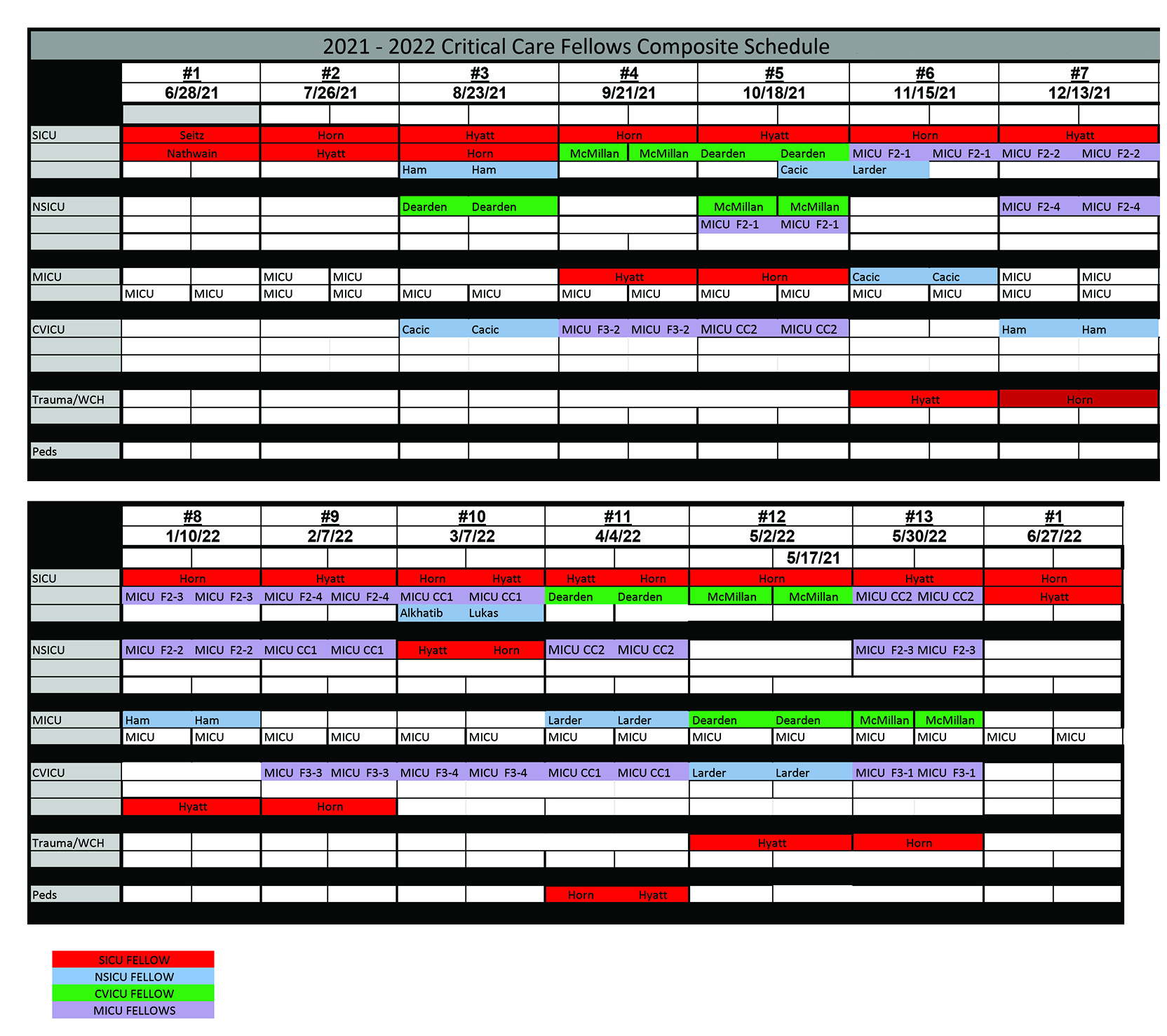 block schedule