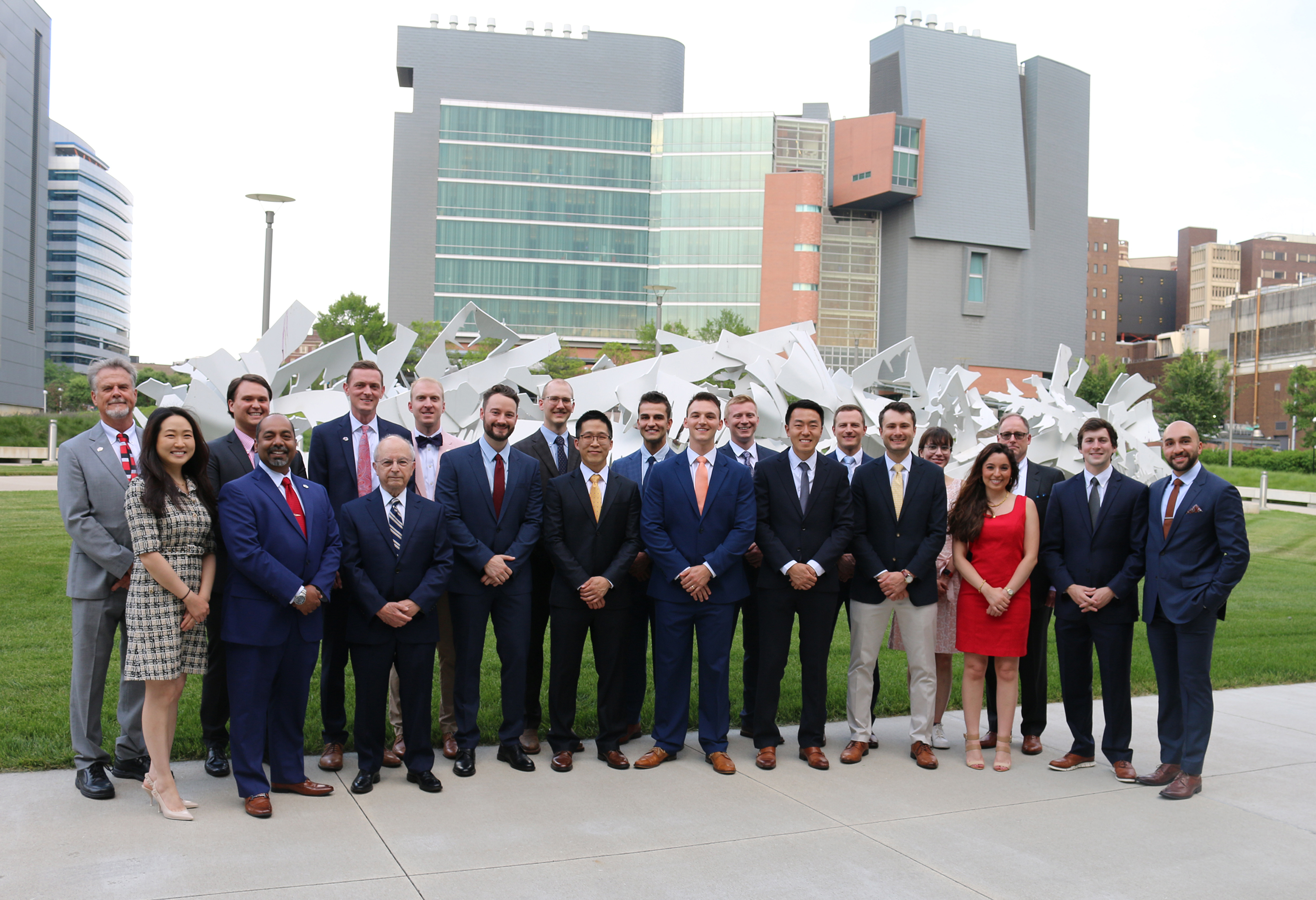 Oral surgery residents and faculty