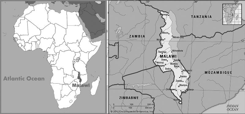 Maps of Malawi Maps of Malawi